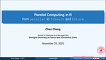 Parallel Computing in R, from parallel to foreach and future